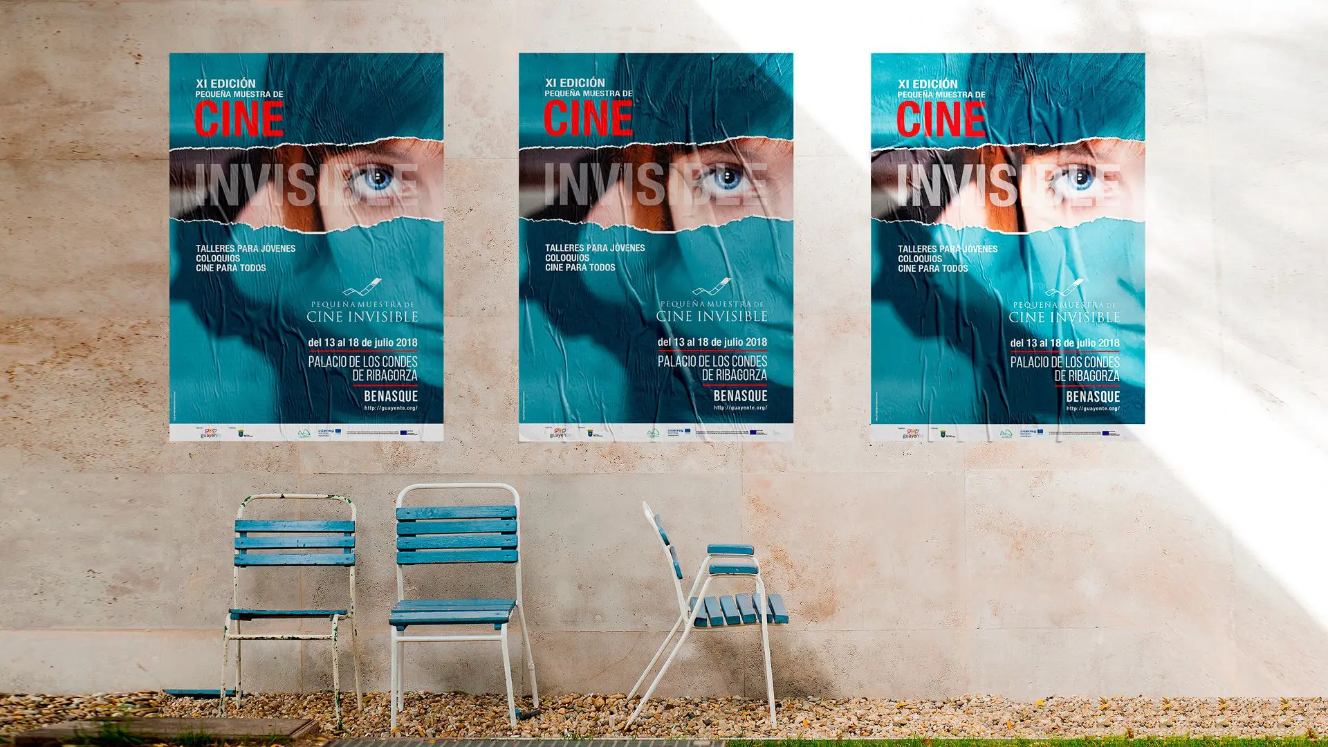 Carteles de la XI Edición de la muestra de cine invisible