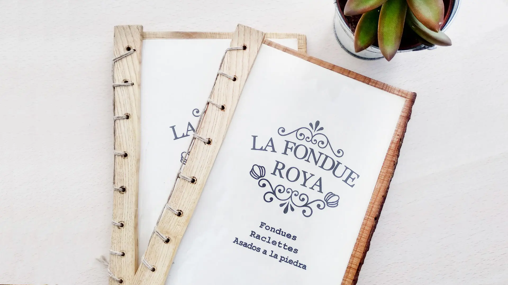 Diseño de cartas para restaurante