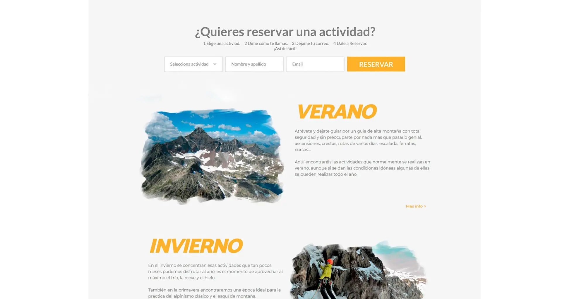Guía de alta montaña Miguel Ayuda