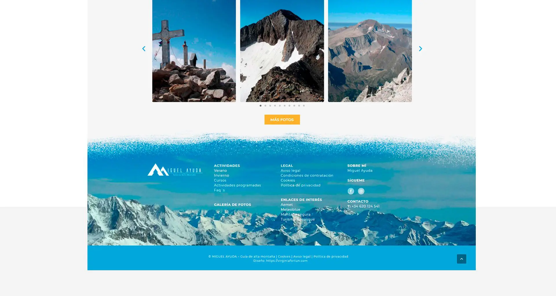 Guía de alta montaña Miguel Ayuda
